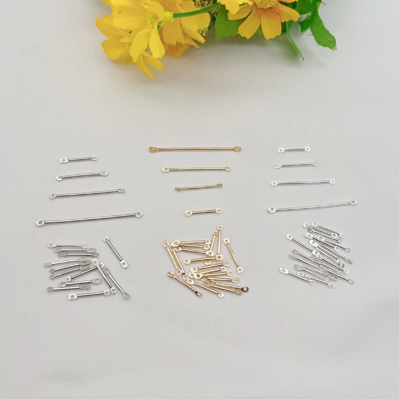 5000pcs Diy Jewelry Connectors Stick Two Holes Jewelry Findings for Jewelry Making Earring Pendants Bead Connectors Accessories