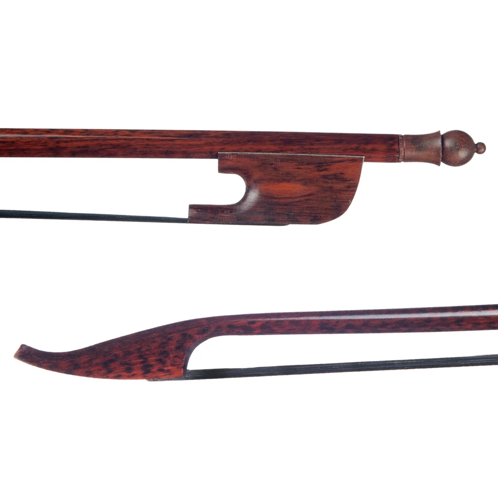Naomi Vintage Barokke Stijl Boog Brazilwood/ Snakewood/ Carbon Fiber Boog Wit/Zwart Paardenhaar Snelle Respons 4/4 Viool gebruik