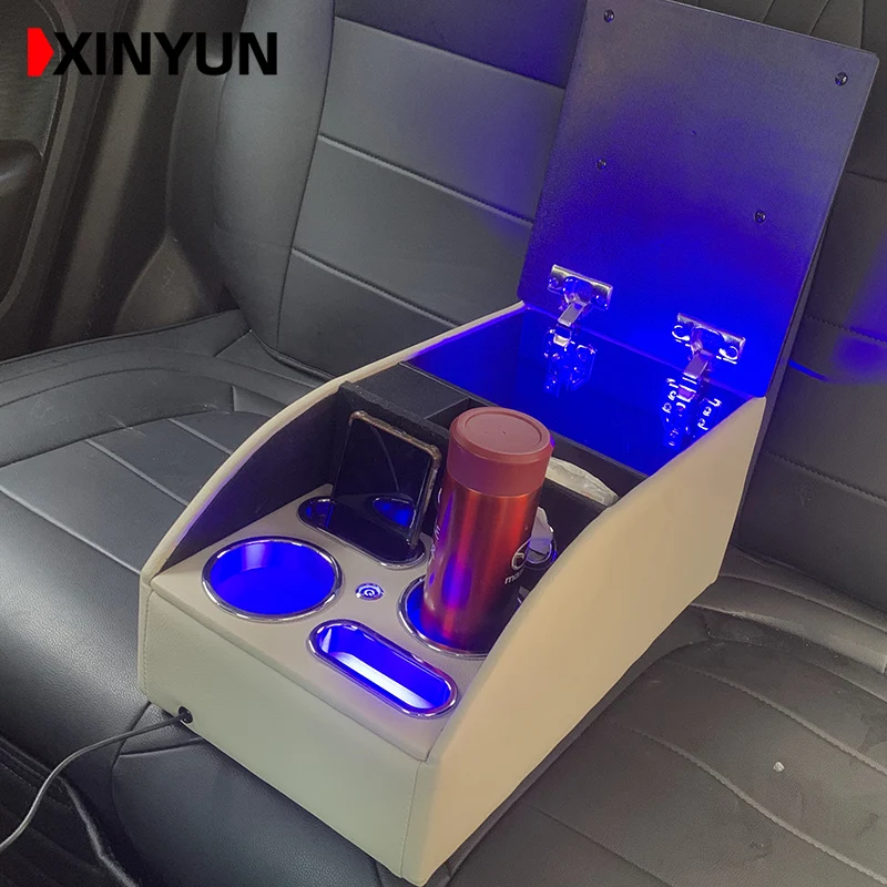 

FOR LAND ROVER freelander 2 Discovery RANGE ROVER Velar Sport Rear handrail box mobile phone charging USB LED Put paper towels