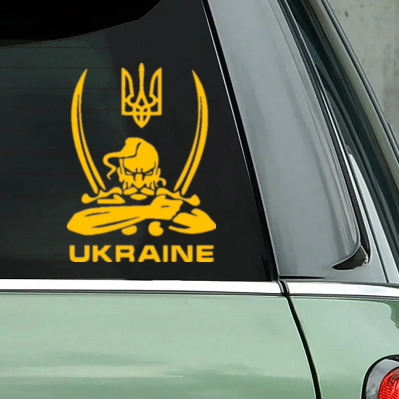 CK20004# cool UKRAINE adhensive vinyl car sticker waterproof car decal stickers on car truck bumper rear window choose size