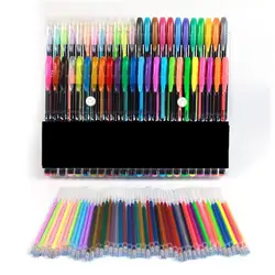 48Pcs Colors 0.8mm Gel Ink Pen Refills Glitter School Drawing Writing Stationery Office School Supplies Gel Pens
