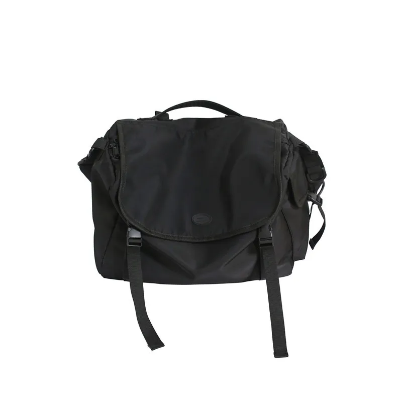 Tide messenger bag large capacity shoulder bag Japanese tooling bag student bag leisure ins bag function messenger bag oblique.