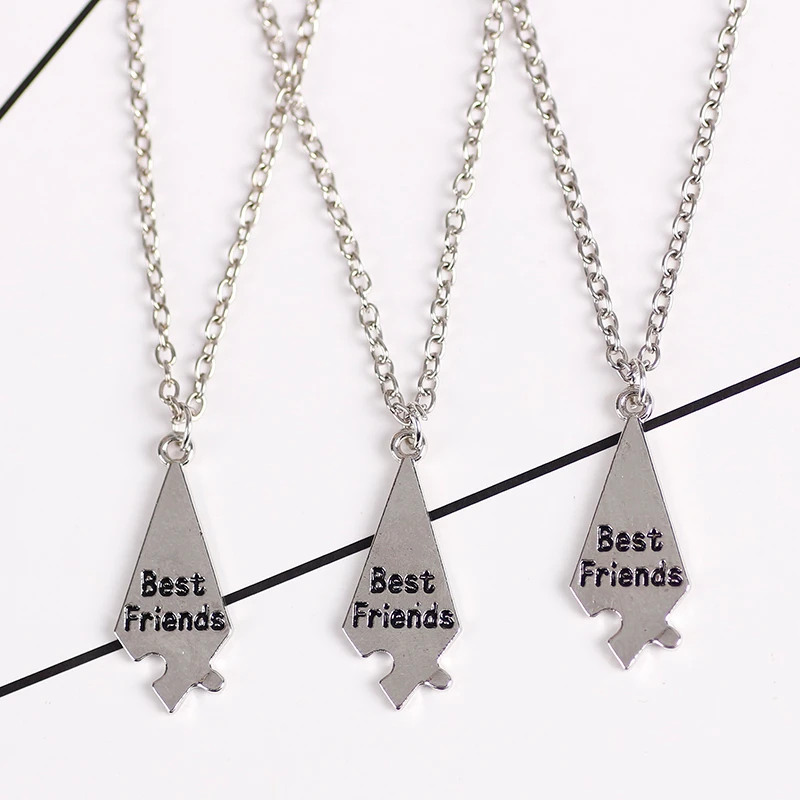 Best Friends Necklace Creative Five-Pointed Star Pendant Alloy Accessories Men And Women Friendship Chain Fashion Jewelry Gift