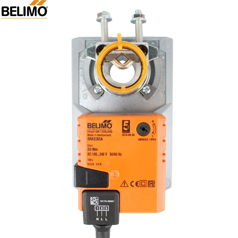 BELIMO 20NM SM230A 220V привод демпфера для регулировки воздушных амортизаторов в вентиляции