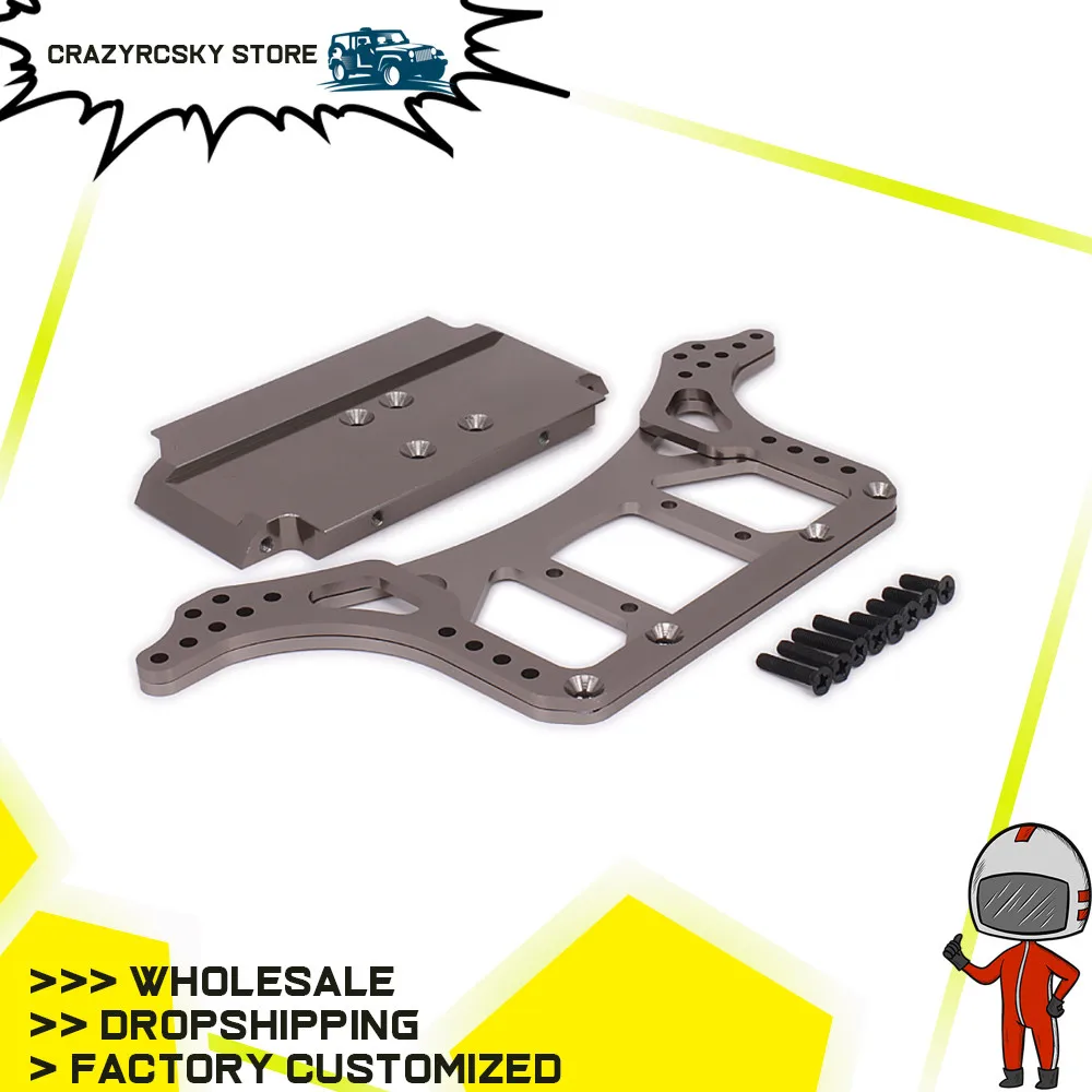 1 Set Alloy Axial Ax10 Ax30505/Ax30504 DIY Upgarde Chassis Frame For 1/10 Rc Car Scale Rock Crawler N10211 Hopup Parts