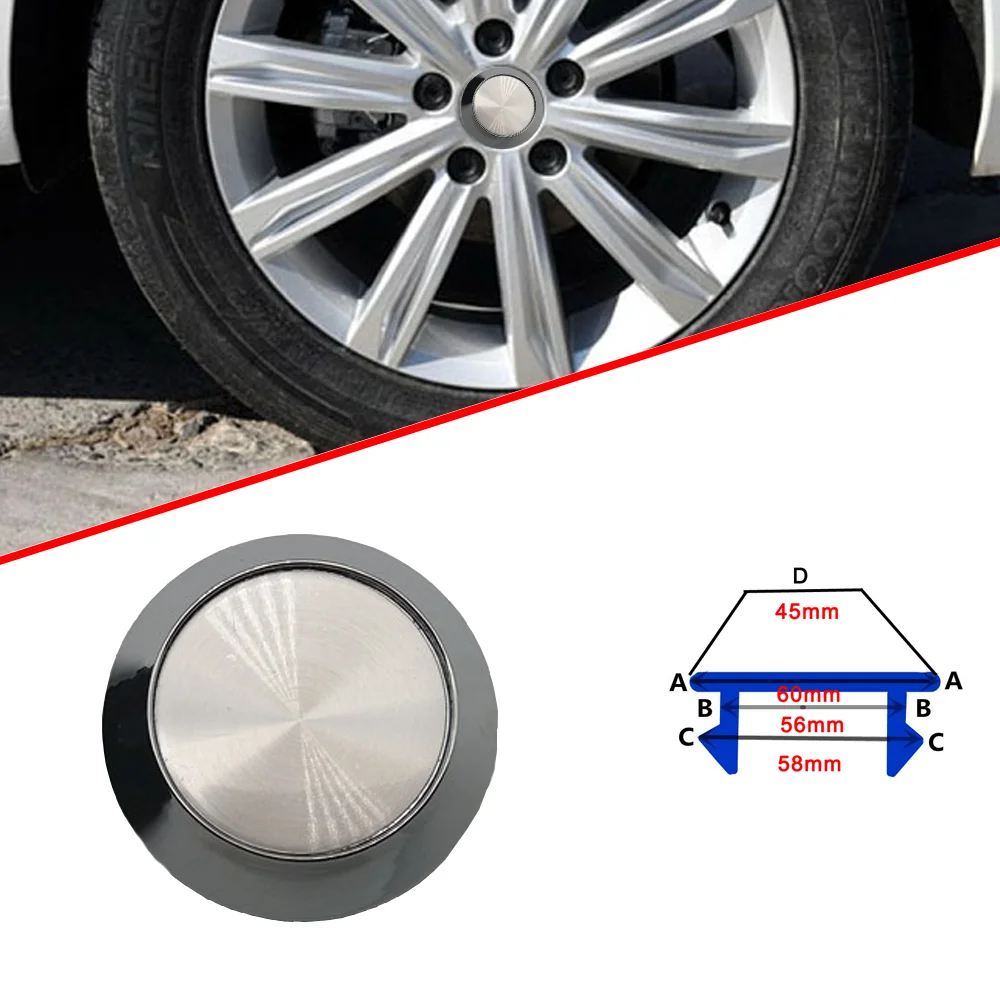 

4pcs/lot Car Wheel Center Hub Caps Plastic Universal ABS Vehicle Tyre Tire Rim Cover Hubcap Protector Decoration Car Exterior