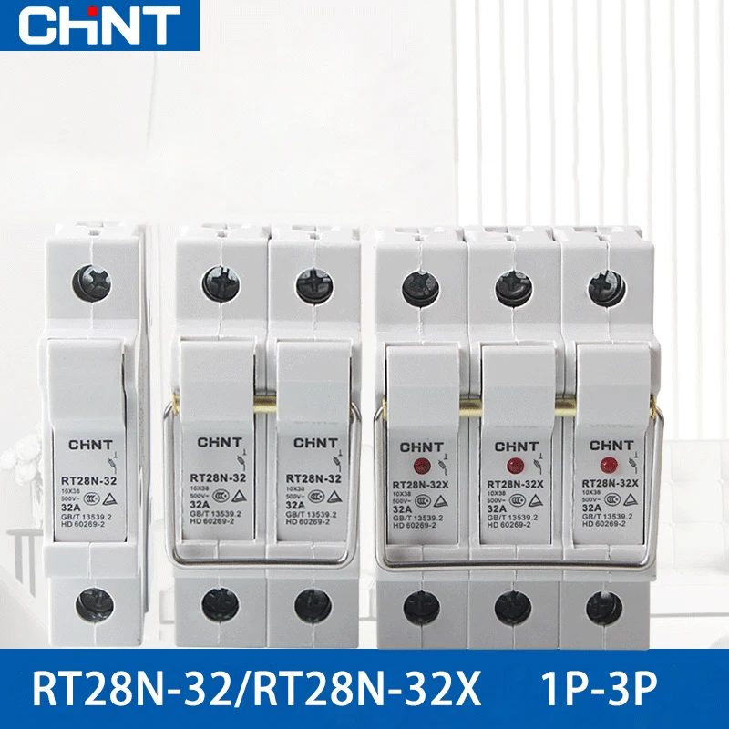 

CHINT RT28N-32X AC 45-62HZ 500V плавкий вырез 1P 2P 3P легко заменяемый предохранитель 2A 4A 6A 10A 16A 20A 25A 32A