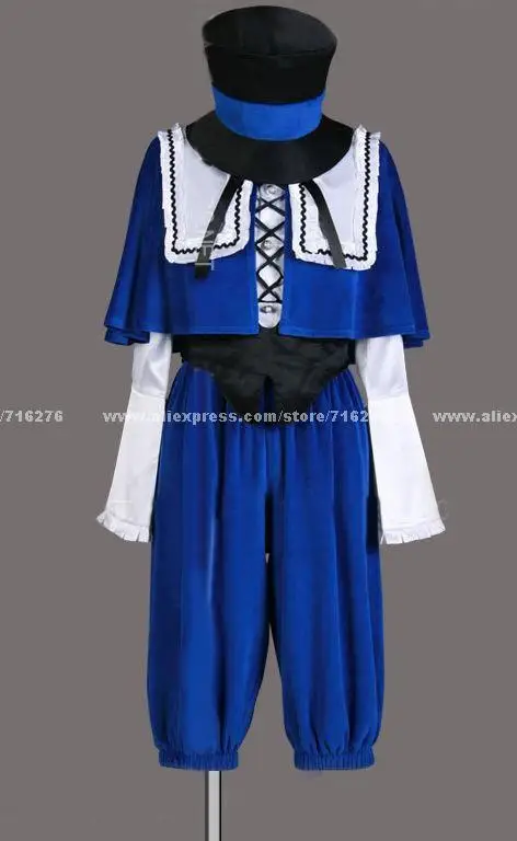 Free Shipping New Cheap Cosplay Costume Wholesale/Retail Rozen Maiden Souseiseki  Lapislazuli Party Dress Lolita