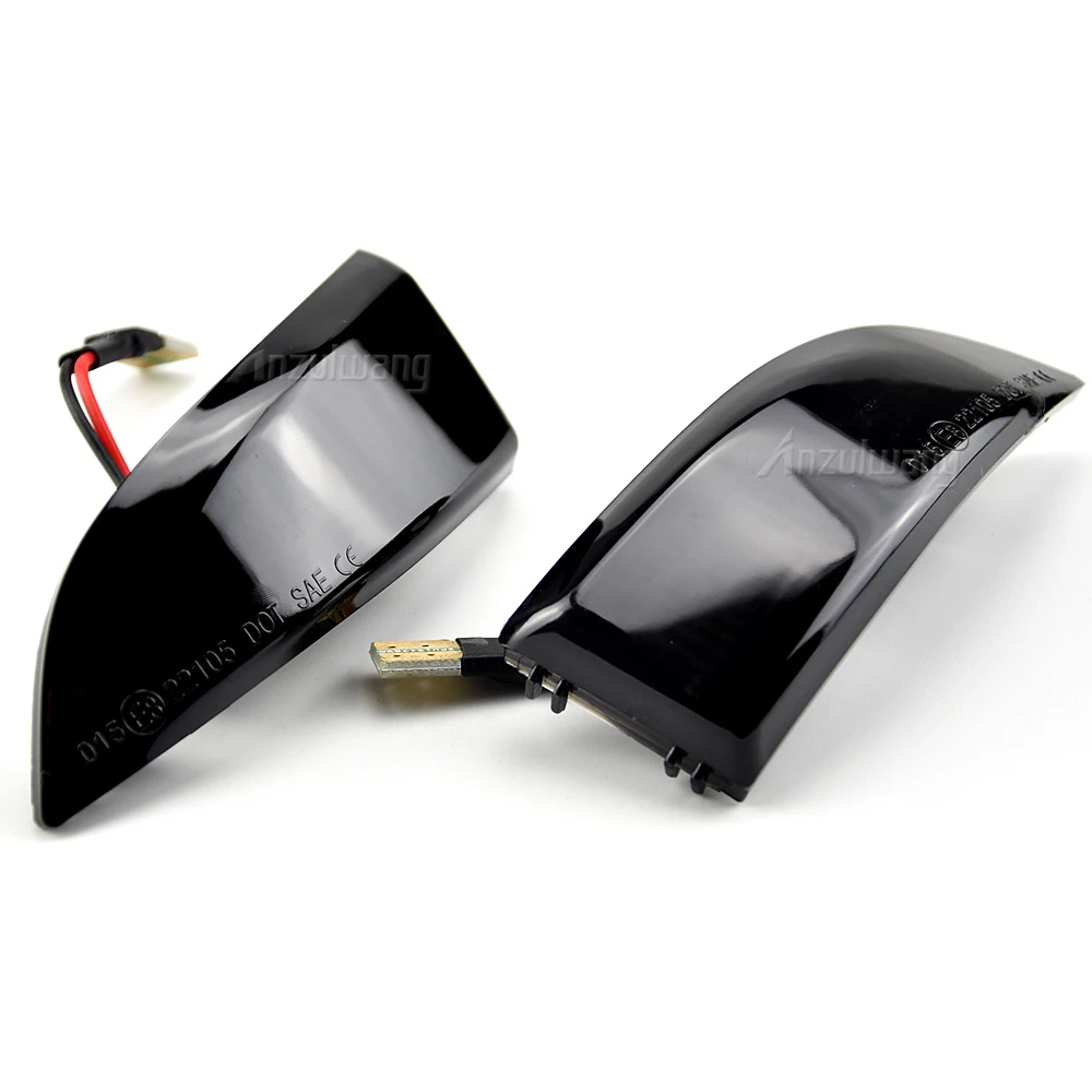 For Renault Megane MK3 LED Side Wing Rearview Mirror Indicator Blinker Light Dynamic Sequential Flashing Turn Signal Lights