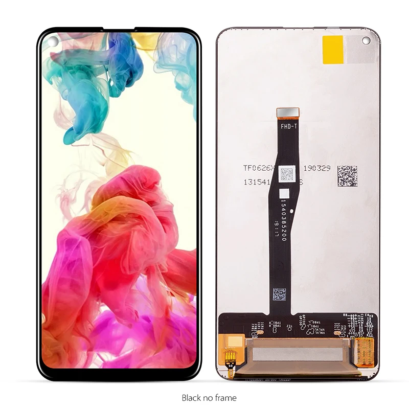 Original For Huawei Nova 5t LCD Display Screen Touch Digitizer Assembly For 6.26 inch Honor 20 20Pro YAL-L21 With Frame Replace