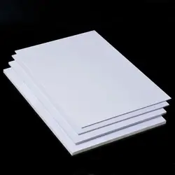 5pcs 100x200mm PVC Foam Board Plastic Model Pvc Foam Sheet Board White Color Foamboadrd Model Plate 0.2mm to 1mm thickness