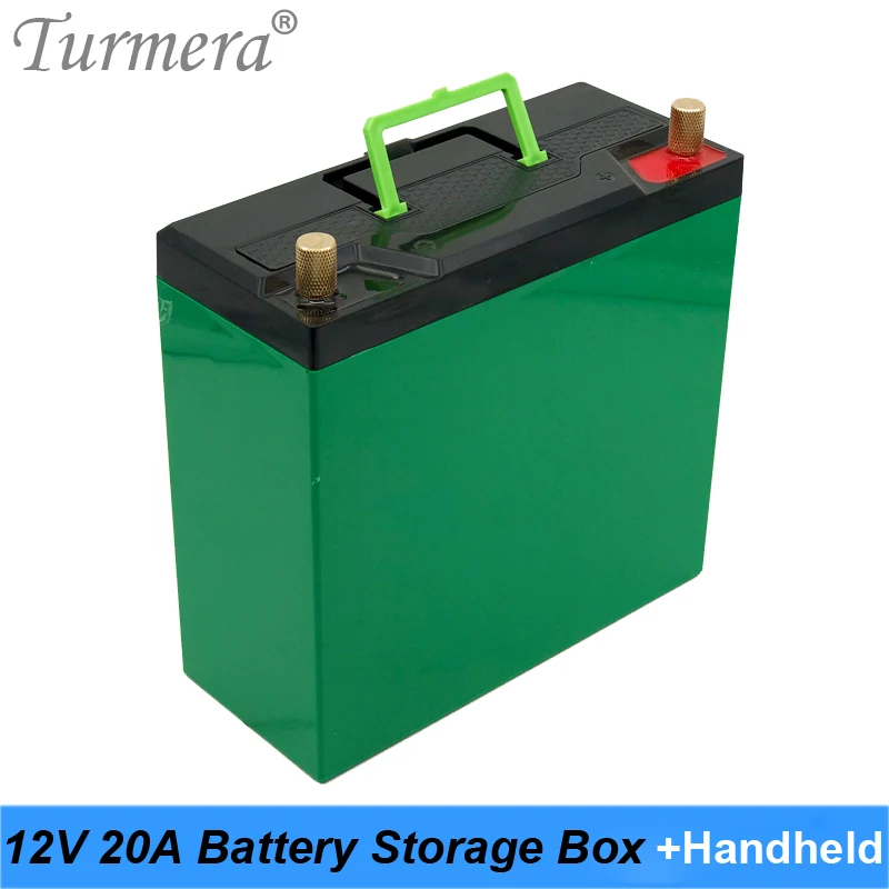 Turmera 12V 20Ah Uninterrupted Power Supply Battery Storage Box for 20*32700 3.2V Lifepo4 Battery and 56*18650 Lithium Batteries