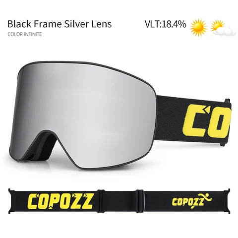 COPOZZ Лыжные очки двухслойные