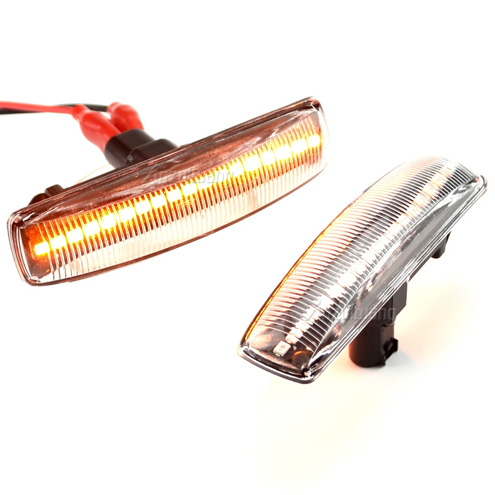 LED Side Marker Light for Land Rover Discovery 3 4 Freeland 2 Range Rover Sport Dynamic Turn Signal Smooth Flowing Light OE plug