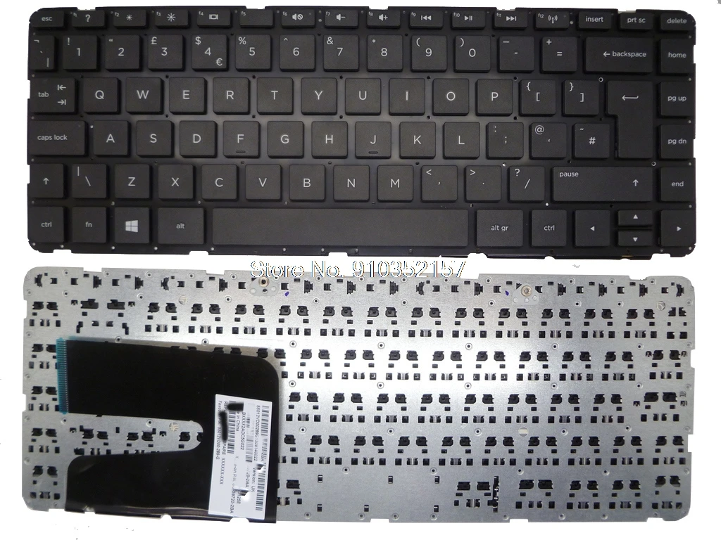 Laptop France FR/UK Keyboard For HP 14-D000 14-D022LA 14-D029LA 14-D020LA SG-59720-2BA SN3125E 55012VD-289-G 747253-001