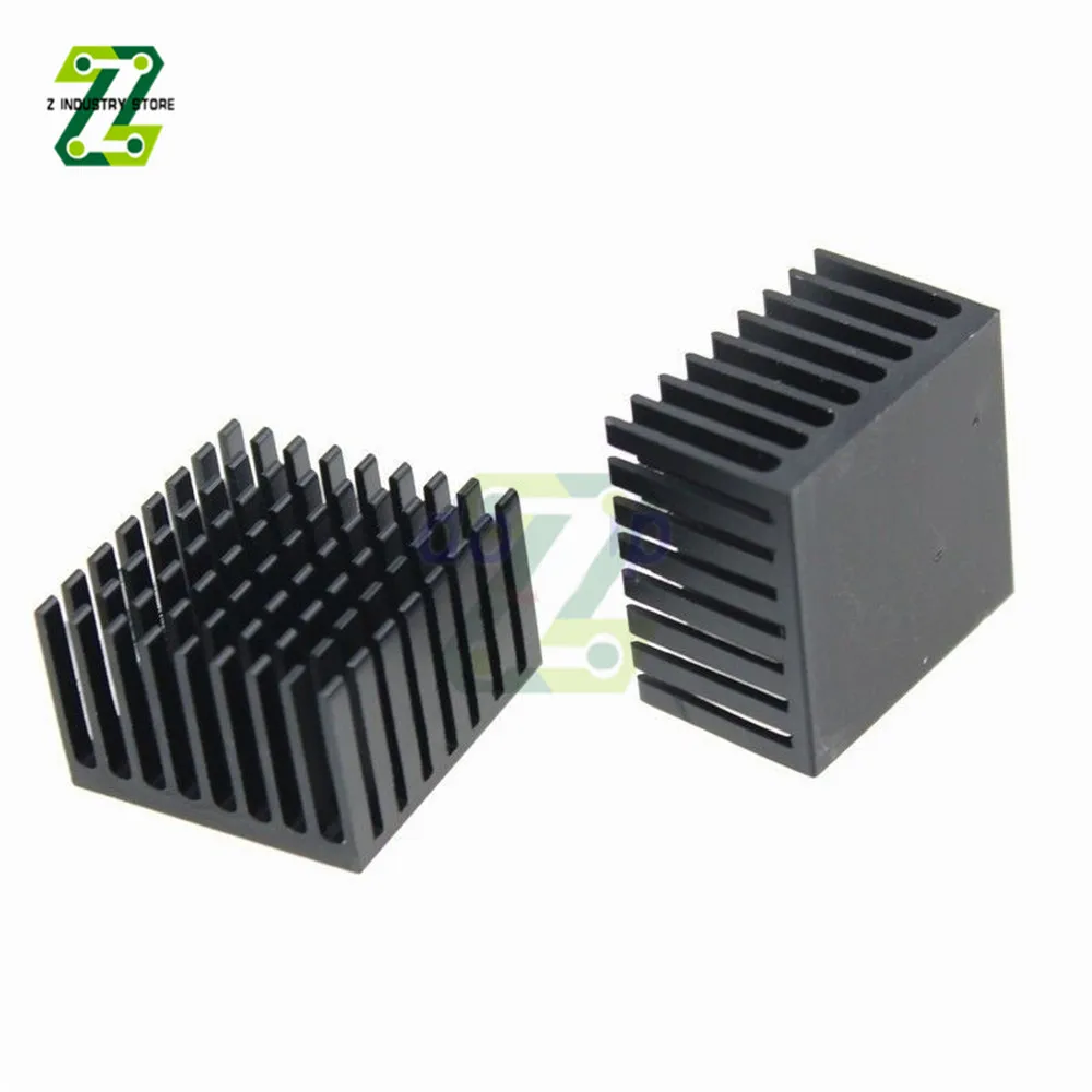 2PCS Aluminum Heatsink Radiator 37x37x24MM Heat Sink Cooling For LED Chip Cooler Radiator Heat Sink