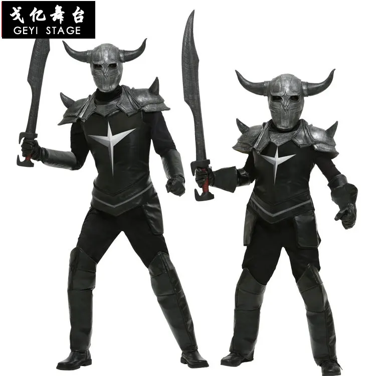 

Cosplay Movie Character Halloween Easter Carnival Black Samurai Costume Dark Demon Knight Costume