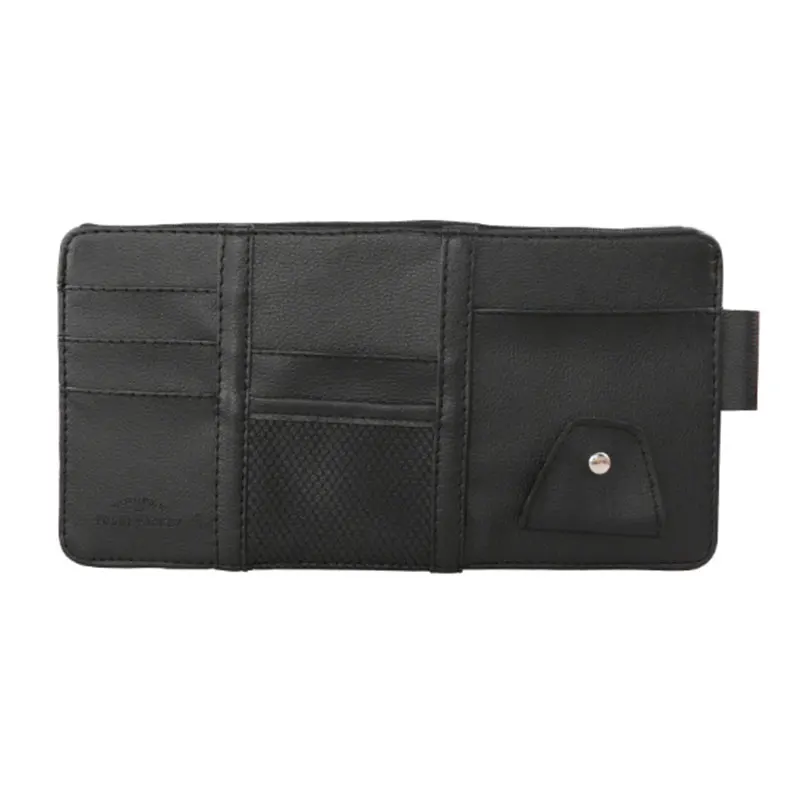 حاجب شمس للسيارة حامل بطاقة عمل ، منظم تخزين مشبك للنظارات الشمسية ، صندوق تخزين ، قطعة واحدة