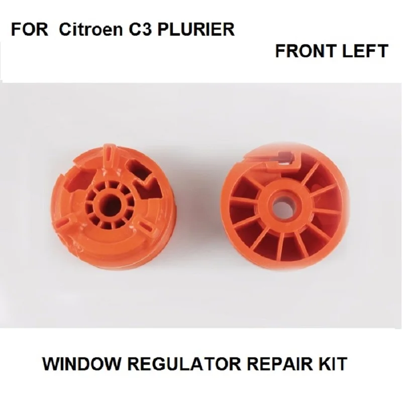 For Citroen Xantia 1993-2002 Window Regulator Repair Clip Kit Front Left or Right Door 2 Pieces