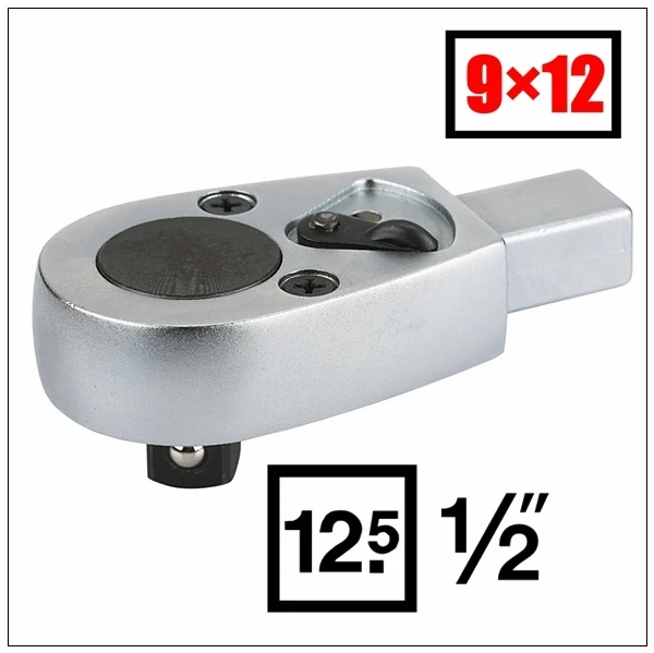 Open torque wrench Ratchet head Open torque wrench plug-in Movable head 9X12 14X18