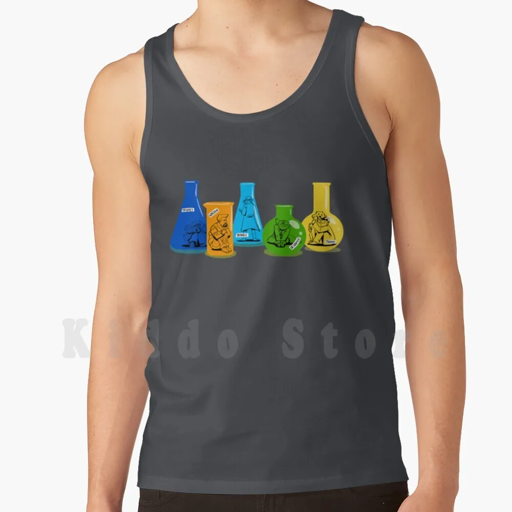 The Science Team Tank Tops Vest Sleeveless Half Life Hl1 Half Life Bubby Dr Coomer Gordon Freeman Benrey Hlvrai