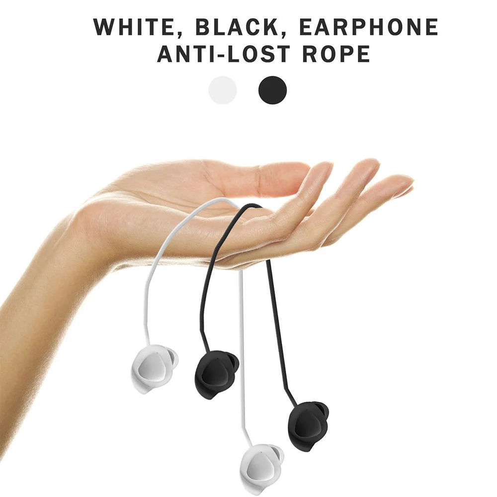 Anti-Lost Strap For Samsung Galaxy Buds Soft Silicone Headset Hanging Neck Rope Sweatproof Waterproof Sport Earphone Accessories