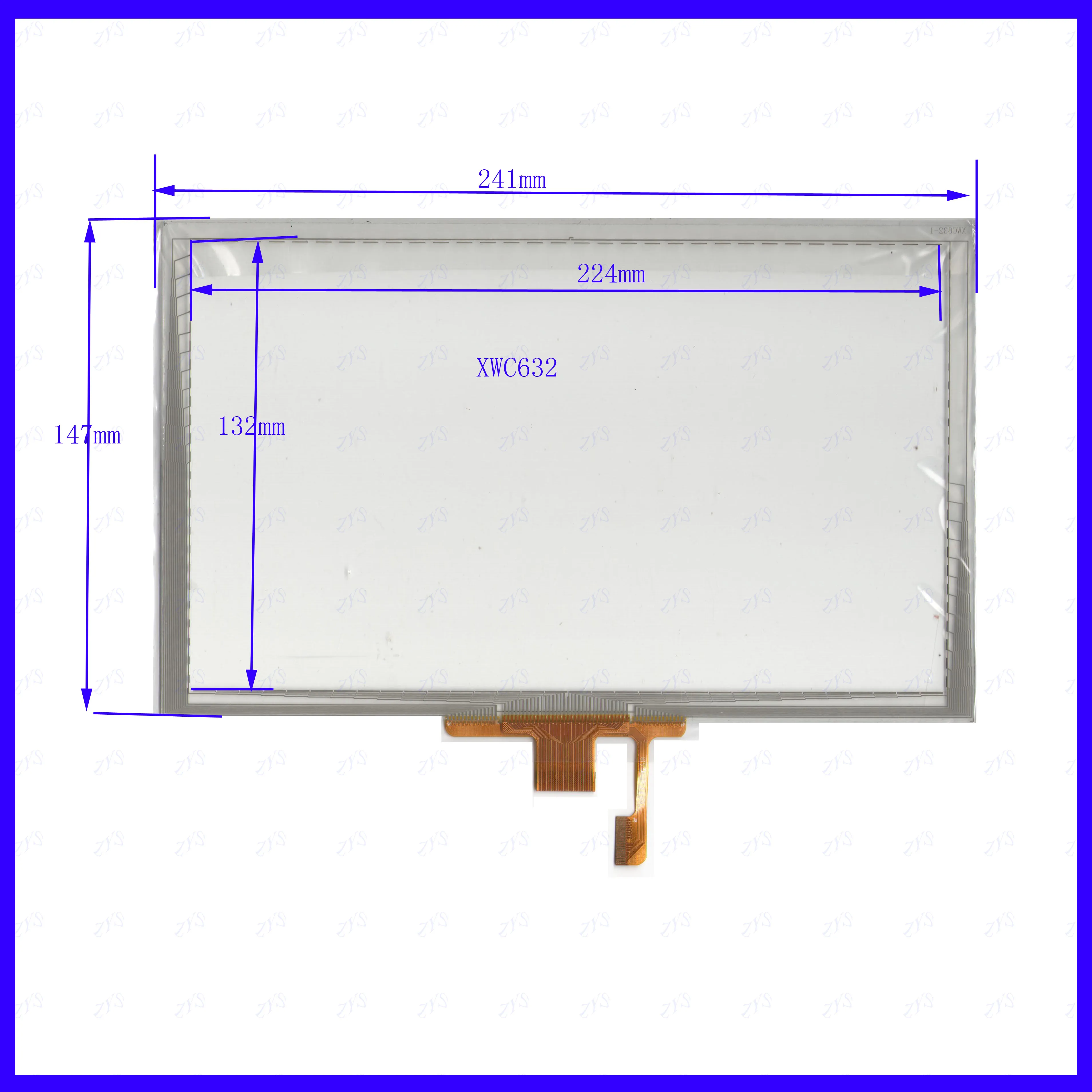 

ZhiYuSun XWC6352 Новинка 241 мм * 147 мм сенсорная панель с сенсорным сенсором использование GPS DVD оверлейный комплект разрешение 241*147 XWC6352