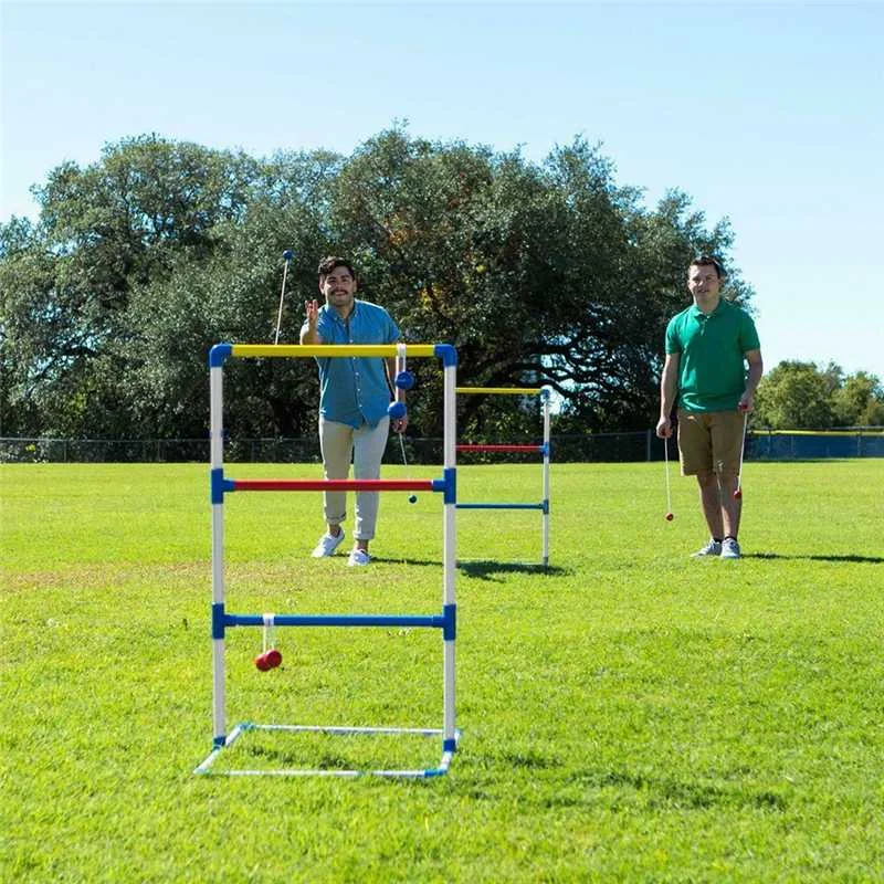 Children Indoor & Outdoor Party Games Golf Throwing Balls Ladder Ball Toys for Adults