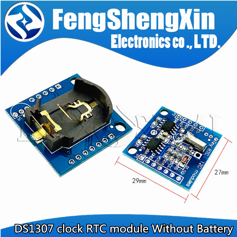 1pcs 새로운 I2C RTC DS1307 AT24C32 AVR ARM PIC 용 실시간 클럭 모듈 배터리가없는 도매 모듈