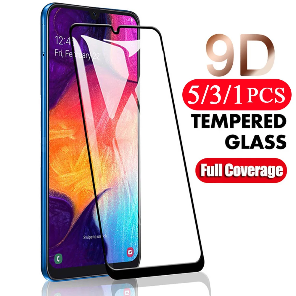 

5/3/1 шт. полное покрытие для samsung galaxy A10 A20 A30 A40 A50 A60 A70 A80 A90 Закаленное стекло Защитная пленка для экрана телефона