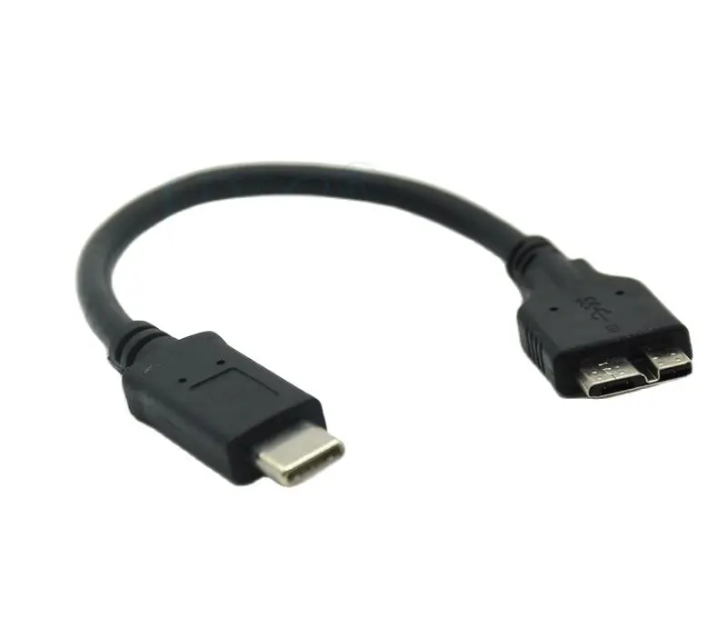 Cable corto USB 3,1 tipo C a USB 3,0, Conector de datos Micro B de 10 pines, 5Gbps, 15cm, 1M, para disco duro, Smartphone, PC, OTG, tipo C