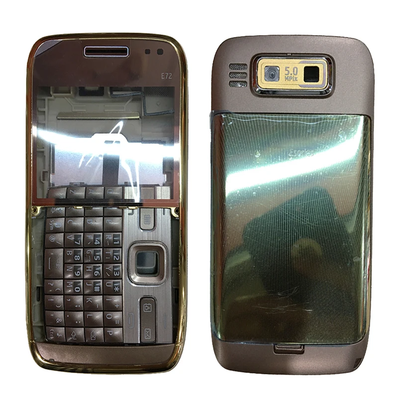 Complete Mobile Phone Housing For Nokia E72 Full Housing Back Cover+Middle Frame+Front Frame+Keyboard With Logo hinteres Gehäuse