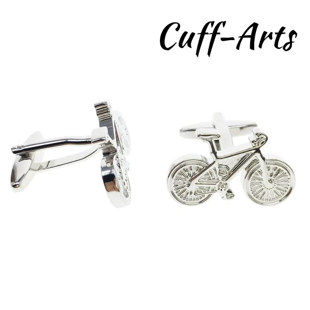 Cufflinks for Men Modern Style Bike Cycle Cufflinks Gifts for Men Gemelos Gemelli Spinki by Cuffarts C10459