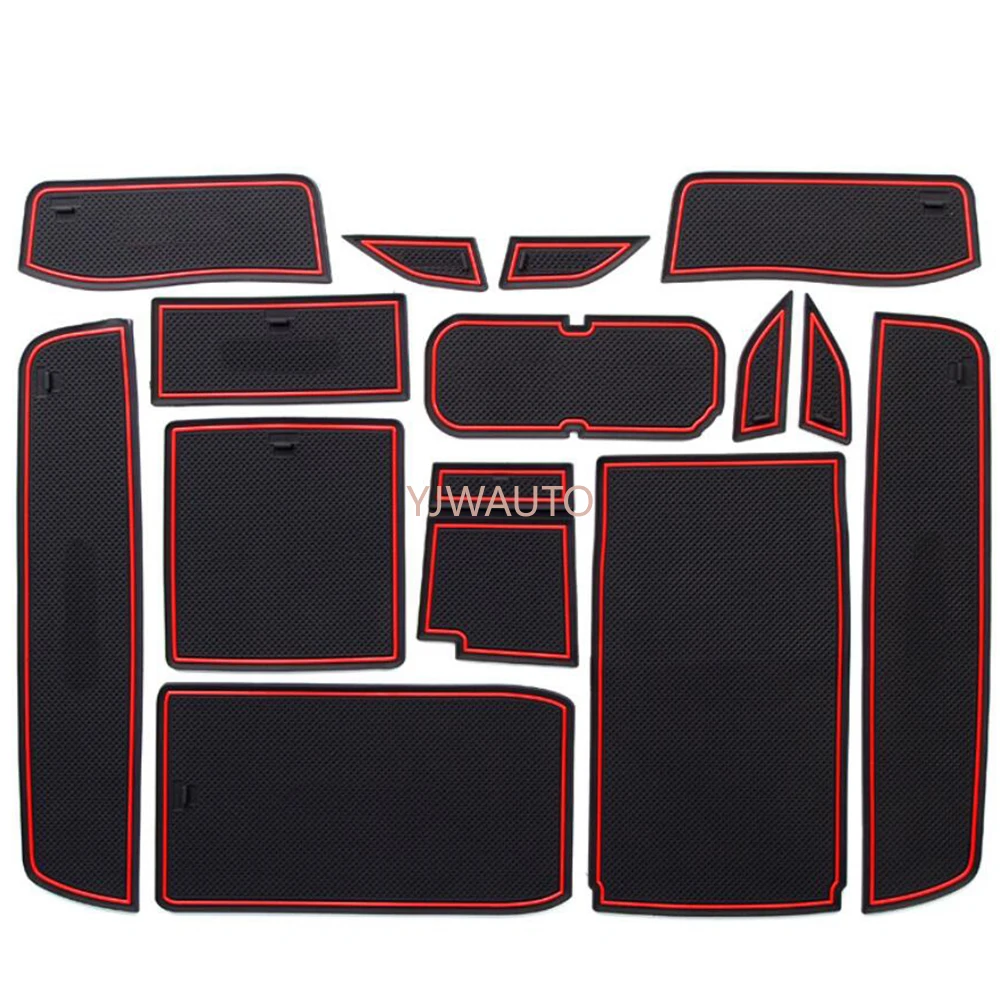 Door Slot Mat for Lexus GS Gate Groove Cushion Car Door Rubber Cup Holder Mats Anti-slip Carpets Position