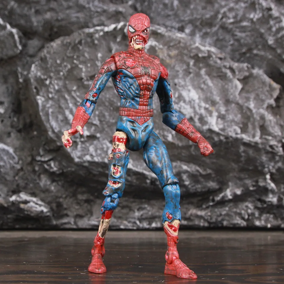 ゾンビ キャプテン・アメリカ スパイダーマン 7インチ アクション