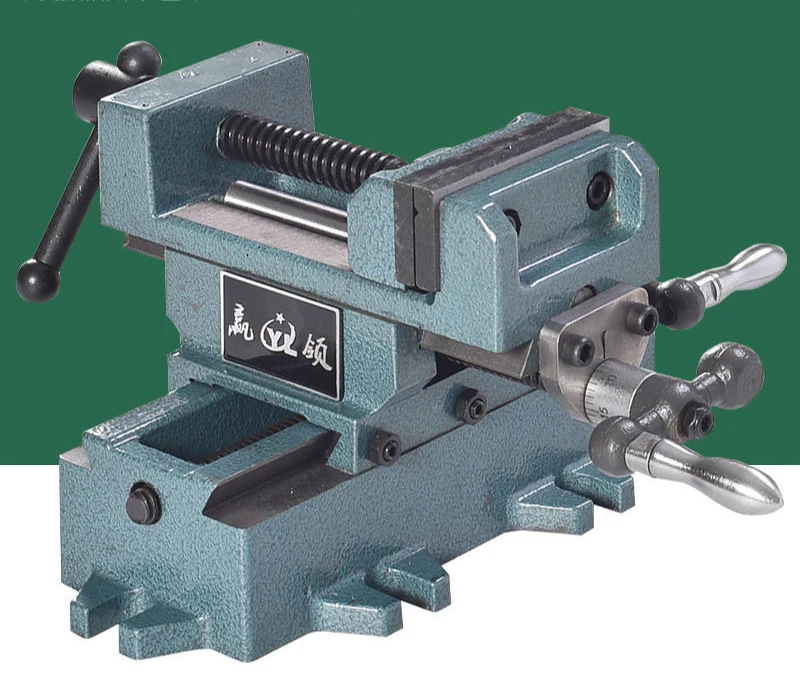 3 นิ้ว 4 นิ้ว Mobile Vise Workbench อุตสาหกรรม Heavy Precision Cross คีมจมูกแบน Cross Clamp Workbench Dual-ใช้
