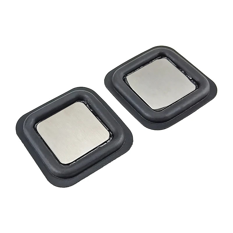 GHXAMP 50 مللي متر * 50 مللي متر المتكلم مربع باس الاهتزاز الحجاب الحاجز السلبي المبرد لوحة معدنية القرص الحرفية سبيكة نحى منخفضة التردد 2 قطعة