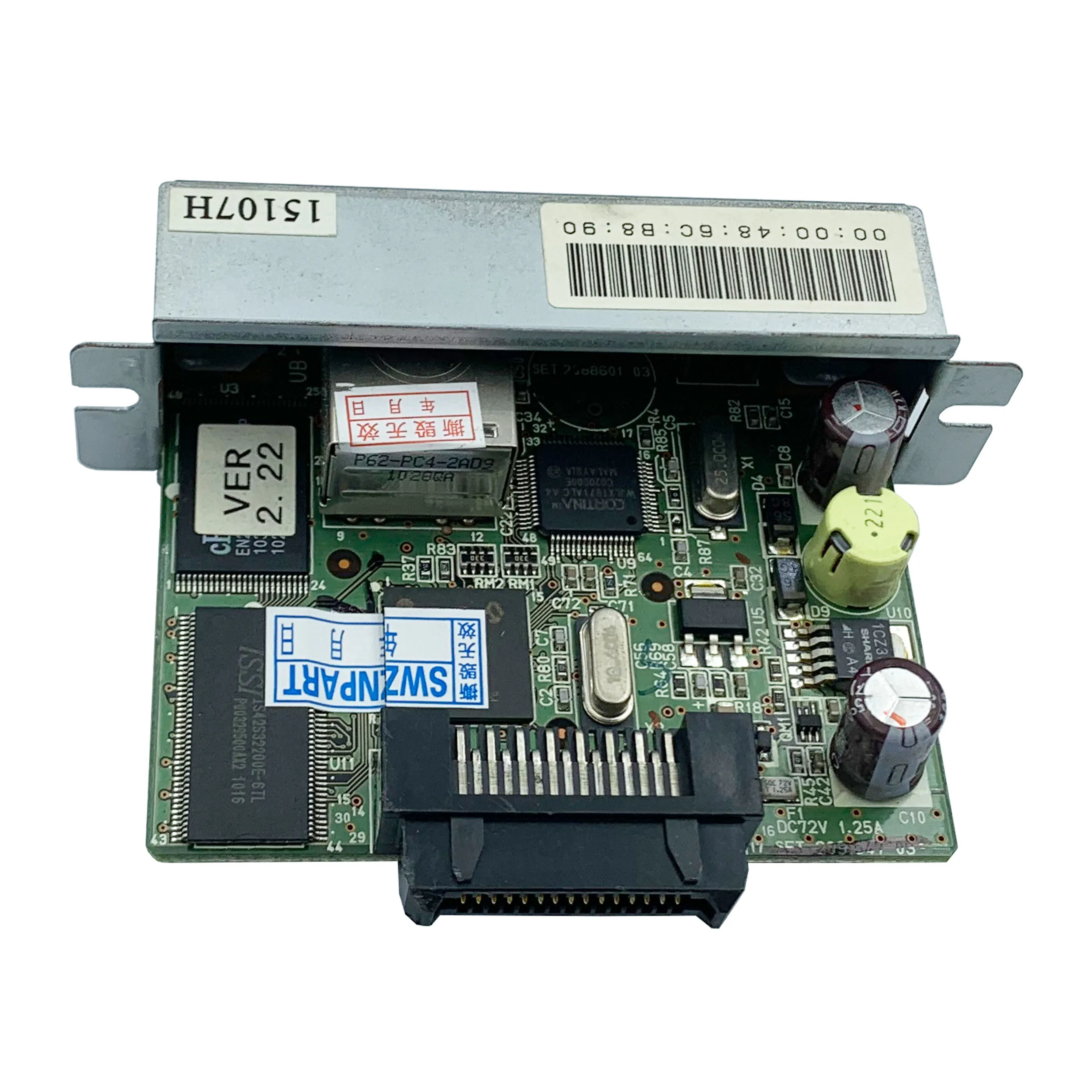 Interface Ethernet para Epson tm U220b 220pb 220pd 220pa T81 T82ii T88iii T88iv T88v T70 T90 T86l Ub-e03 Ub-e02 C32c824541