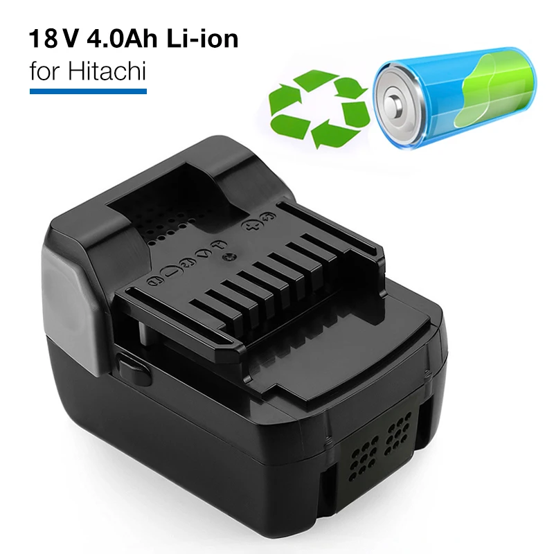 

For Hitachi 18V 4.0Ah/6.0Ah Li-ion Battery Replacement BSL1830 BSL1815 BSL1840 BSL1850 BSL1820 Cordless Power Tool Batteries