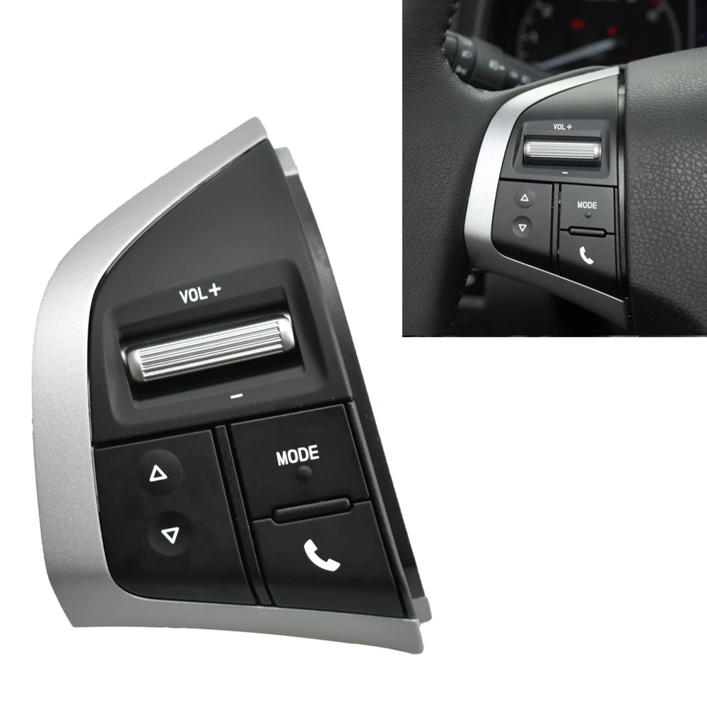 Interruttore del volante dell\'auto per Isuzu D-Max 2015 2018 MU-X pulsante del Volume Audio del controllo della velocità di crociera per accessori