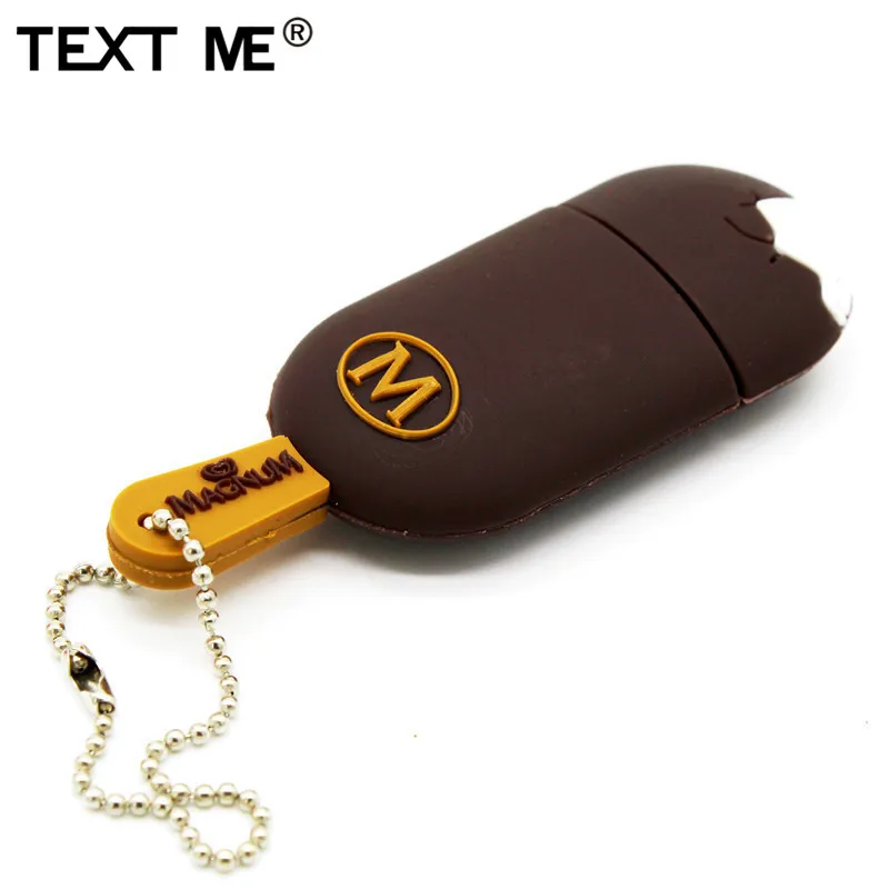 TEXT ME  64GB Cool summer day Mini ice cream usb flash drive usb 2.0 4GB 8GB 16GB 32GB  pendrive gift