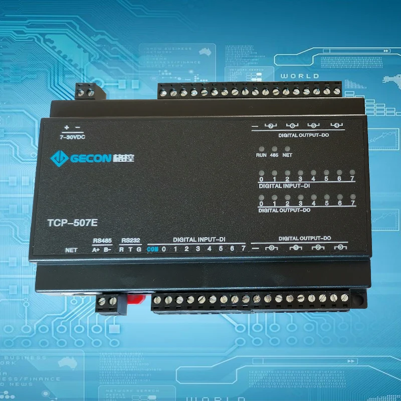 

8DO Relay Output 8DI Switch Input RJ45 Port TCP Ethernet IO Module Modbus Controller