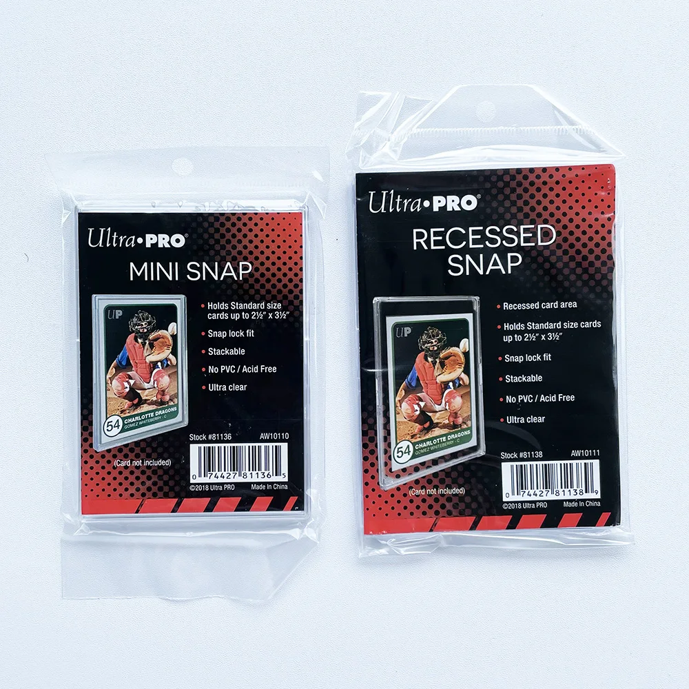 Original Ultra Pro MINI SHELL SNAP RECESSED MINI CARD BRICKS LONG-TERM UV PROTECTION ULTRA CLEAR Holder MTG Cards Protector