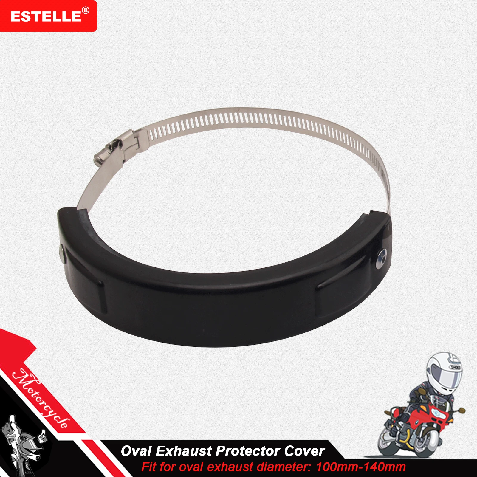 For KAWASAKI VERSYS (650cc) VERSYS1000 2006-2015 Motorcycle Accessories Silencer/Round Oval Exhaust Protector Can Cover