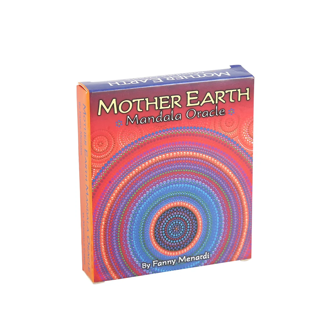 Mother Earth Mandala Oracle Cards Full English Board Games Cards Imaginative Tarot Deck Oracle Divination Desk Game Tarot Cards