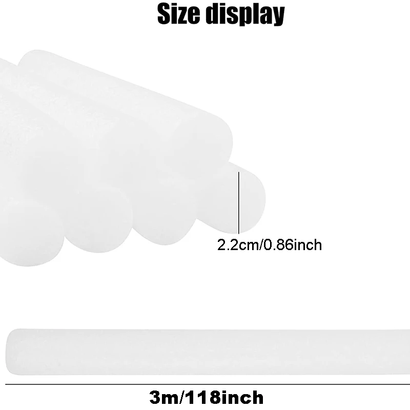 3m/5m Slipcovers Stretch Sofa Couch Cover Foam Tucker Grips Non Slip Foam Grips for Couch Antislip Couch Protector Foam Sticks