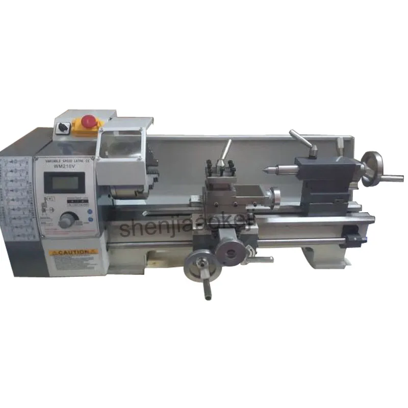 

1PC WM210V Small Bench Lathe Brushless Motor Lathe Machine 850W Variable Speed Mini Metal Lathe Machine 110/220V