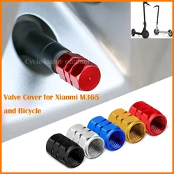 2Pcs Aluminum Bicycle Bike Tyre Valve Cap Dustproof For Xiaomi M365 Electric Scooter MTB Road Bike Mountain Valve Cap Accessory