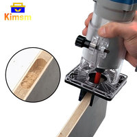 65MM Trimming Machine Base For Woodworking DIY Trim Router Bracket Milling Cutter Drill Guide 13-36mm Wooden Board Splicing Tool