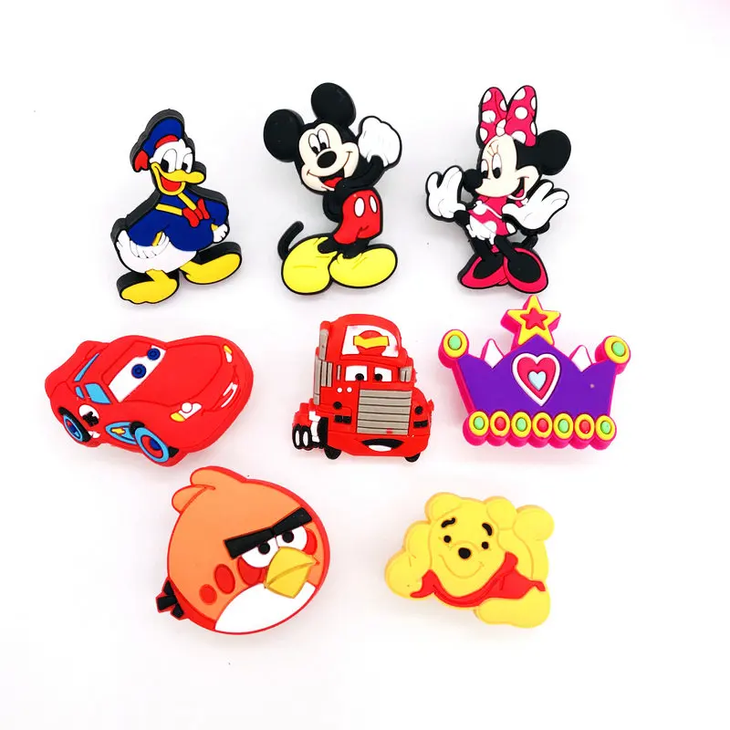 Colorful Cartoon Door Knobs Soft Gum Drawer Knob Pulls Kids Dresser Handle Pull Kitchen Cabinet Door Knob For Child Room Decor